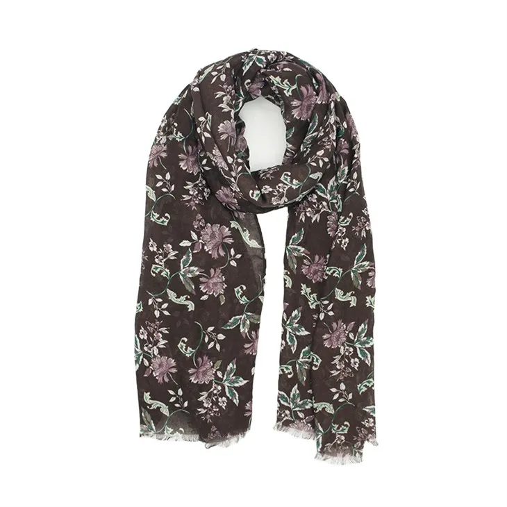 Blommiga polyscarves