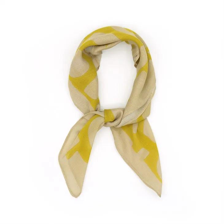 Geometri fyrkantiga sidenscarves