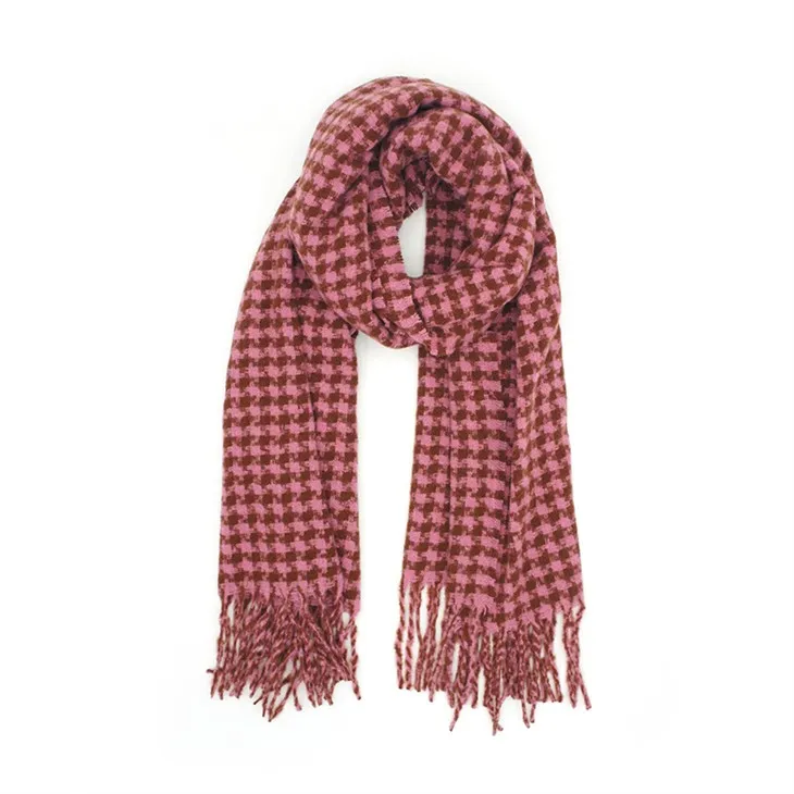 Lång polyesterhalsduk