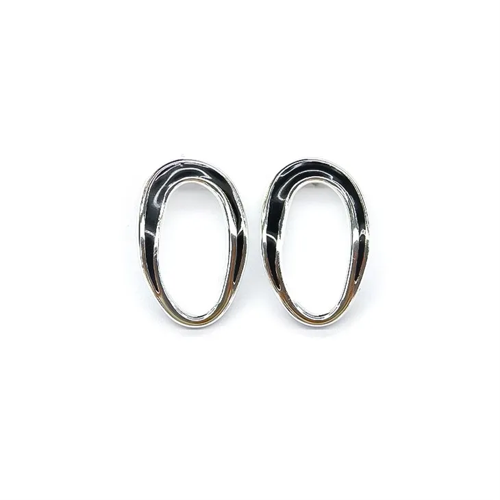 Silver Huggie Hoops örhängen